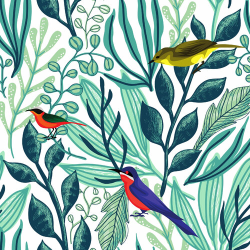 Japan garden di Cheeky Bunny, Pittura in vendita su Singulart