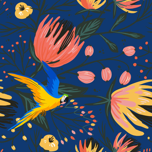 Tulip garden de Cheeky Bunny, Pintura a la venta en Singulart