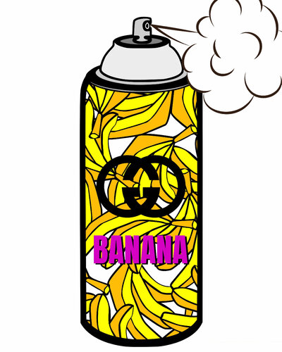 GUCCI van Cheeky Bunny, Schilderij te koop op Singulart