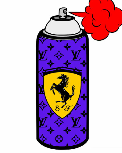 FERRARI van Cheeky Bunny, Schilderij te koop op Singulart