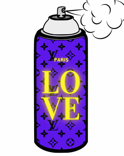 LOUIS VUITTON di Cheeky Bunny, Pittura in vendita su Singulart