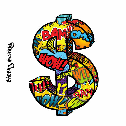 US Dollar von Cheeky Bunny, Malerei kaufen auf Singulart