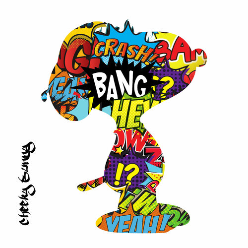 Snoopy pop art di Cheeky Bunny, Pittura in vendita su Singulart