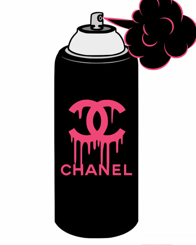 Chanel Pink di Cheeky Bunny, Pittura in vendita su Singulart