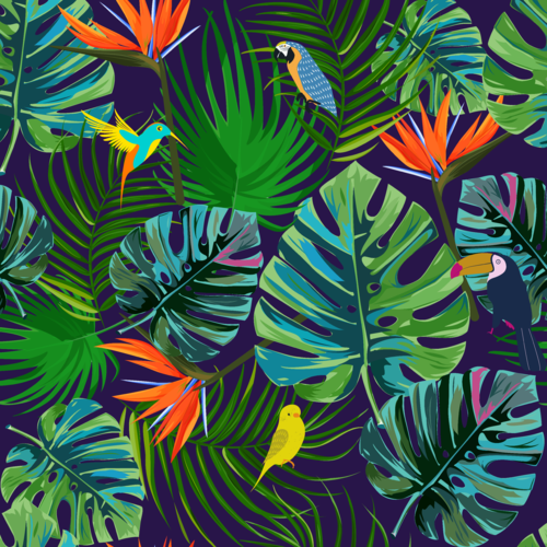 Tropical Forest von Cheeky Bunny, Malerei kaufen auf Singulart