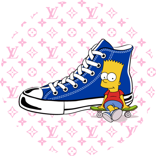 BART SIMPSON / LV edition von Cheeky Bunny, Malerei kaufen auf Singulart