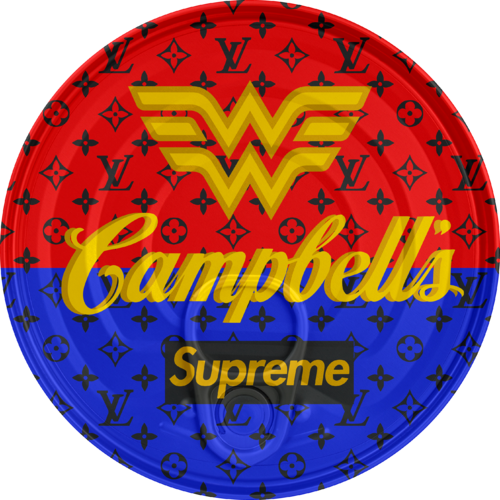 Wonder Woman Campbell's can Cheeky Bunny