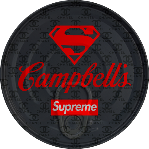 Superman Campbell's can par Cheeky Bunny, Peinture en vente sur Singulart