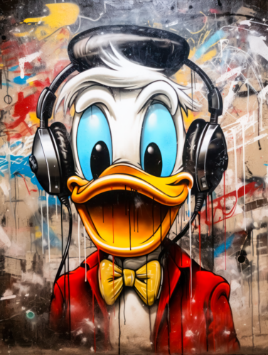 Moderator Scrooge McDuck by Cheeky Bunny, Painting for Sale on Singulart