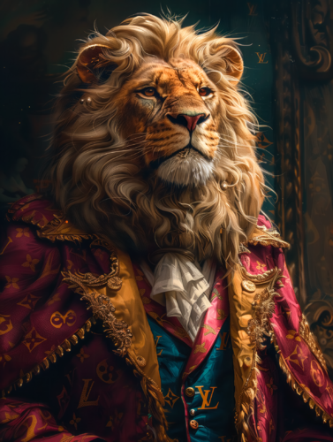 Royal Lion von Cheeky Bunny, Druck kaufen auf Singulart