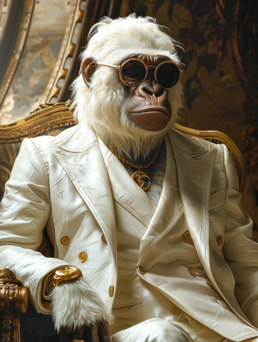 Silverback Gorilla by Cheeky Bunny, Print for Sale on Singulart
