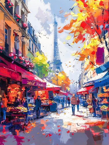 Paris by Cheeky Bunny, Painting for Sale on Singulart