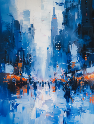 New York city by Cheeky Bunny, Painting for Sale on Singulart