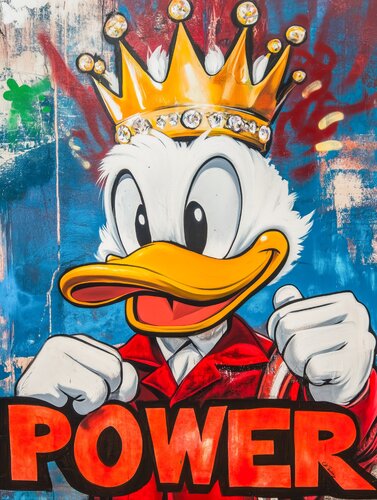 McDuck Power von Cheeky Bunny, Malerei kaufen auf Singulart