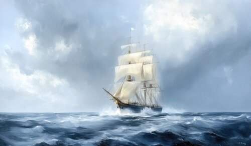 Ship von Cheeky Bunny, Malerei kaufen auf Singulart