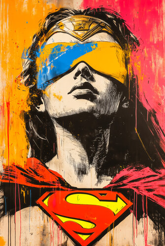 Justice is Blind de Cheeky Bunny, Pintura a la venta en Singulart