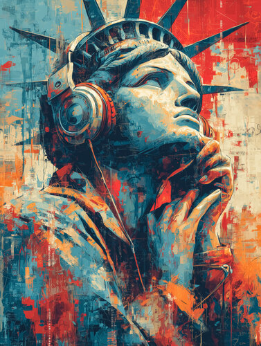 Statue of Liberty von Cheeky Bunny, Malerei kaufen auf Singulart