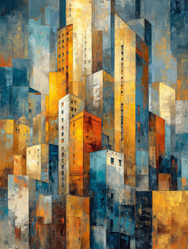 City von Cheeky Bunny, Malerei kaufen auf Singulart