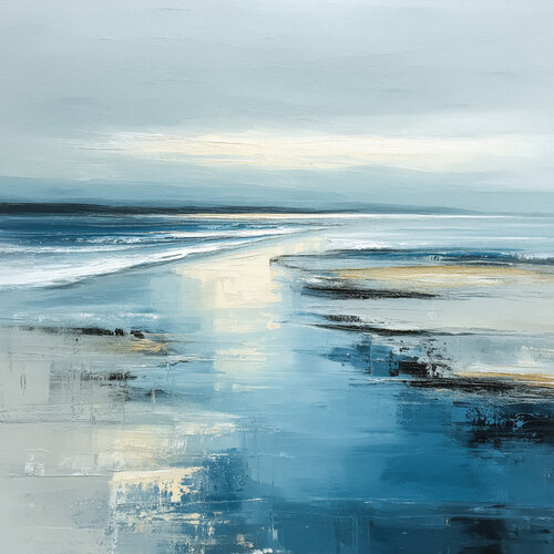 Coastal Reverie van Cheeky Bunny, Schilderij te koop op Singulart