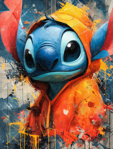 Stitch von Cheeky Bunny, Malerei kaufen auf Singulart