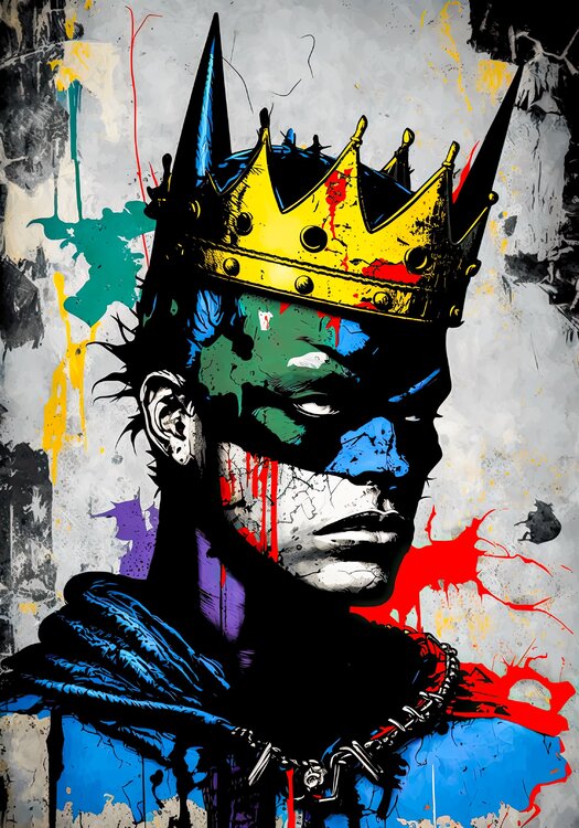 Batman Basquiat Cheeky Bunny