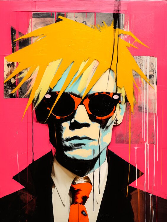 Andy Warhol Pink Cheeky Bunny