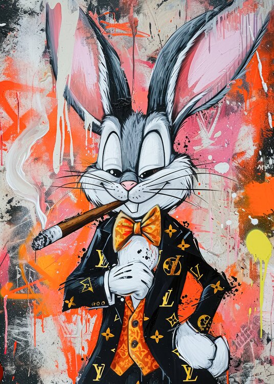 Smoking Rabbit Cheeky Bunny