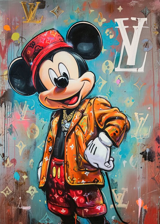 Fashion Model Mickey Mouse Cheeky Bunny