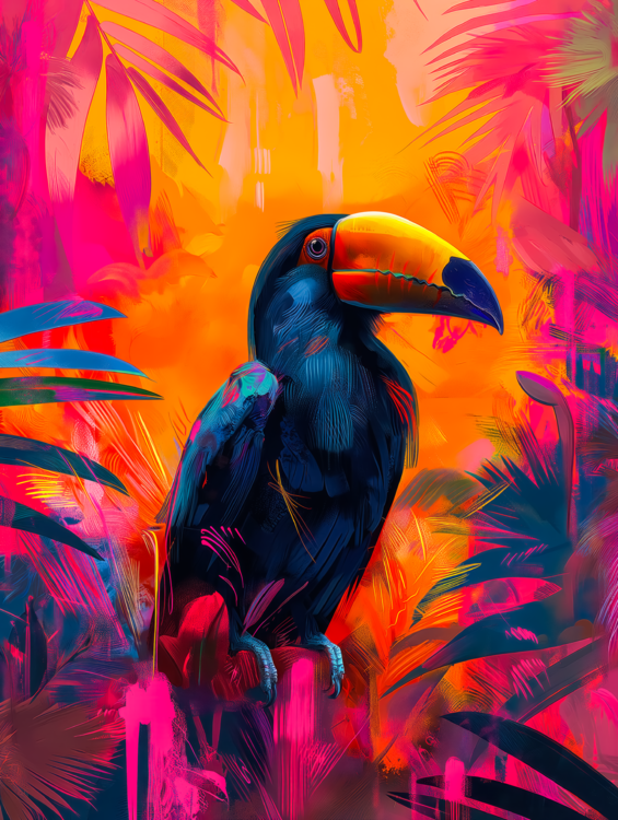 Toucan in Jungle Cheeky Bunny