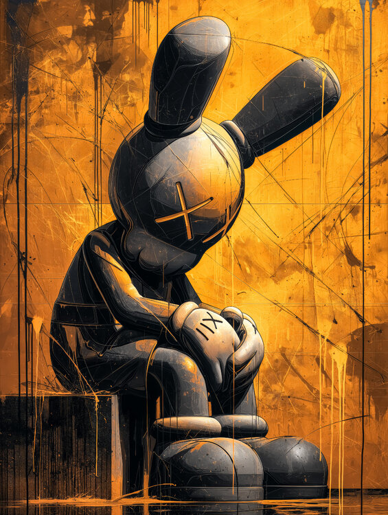 Golden Rabbit Cheeky Bunny