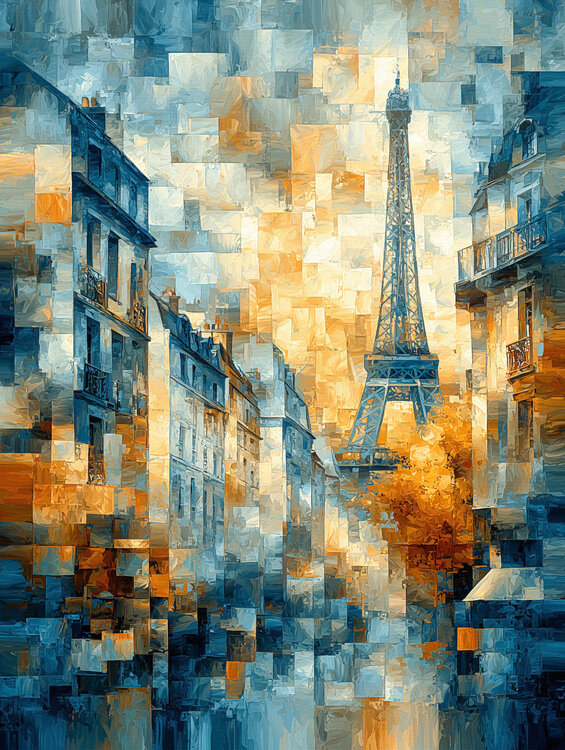 Blue Paris Cheeky Bunny