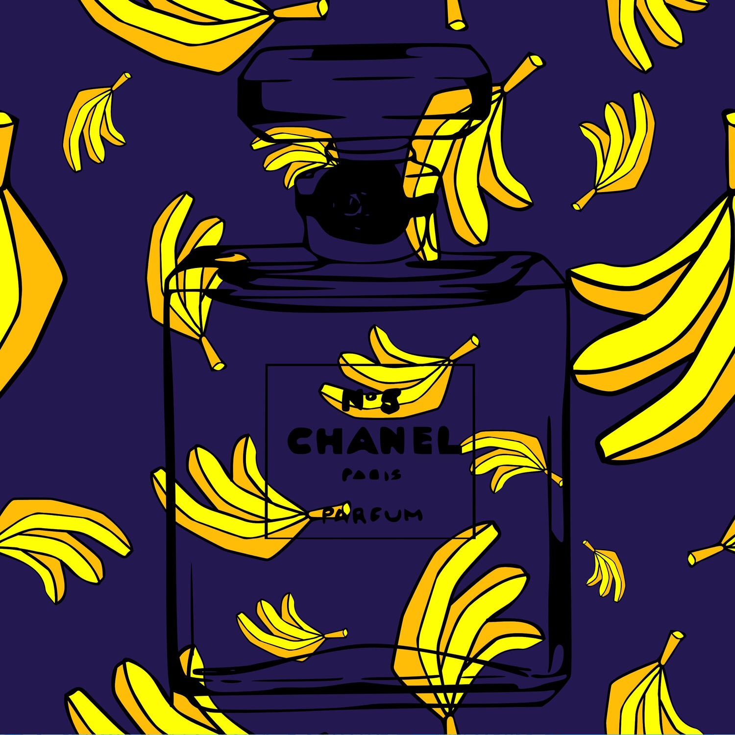 COCO Golden Banana Cheeky Bunny