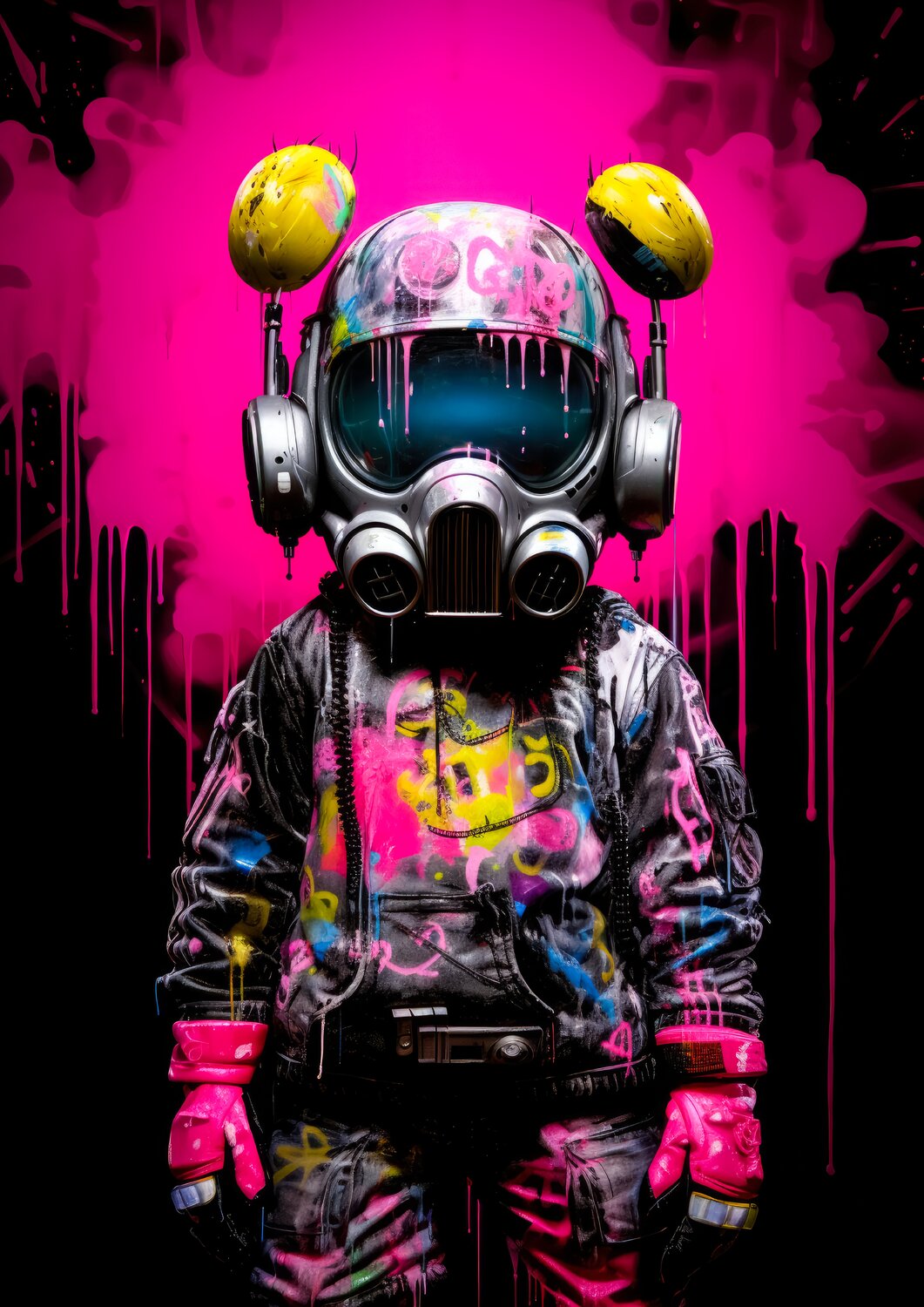 Graffity Astronaut Cheeky Bunny