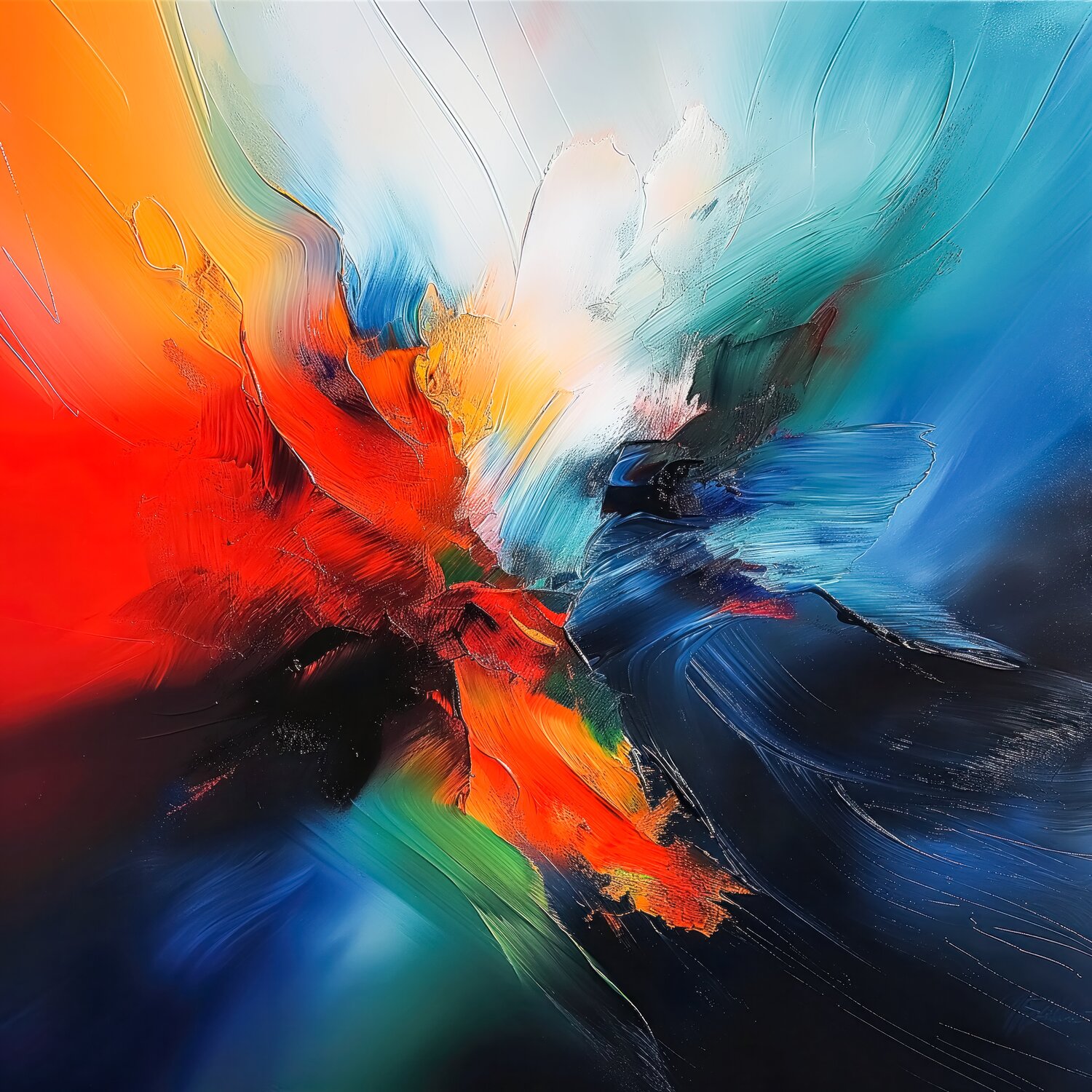 Abstract Cheeky Bunny