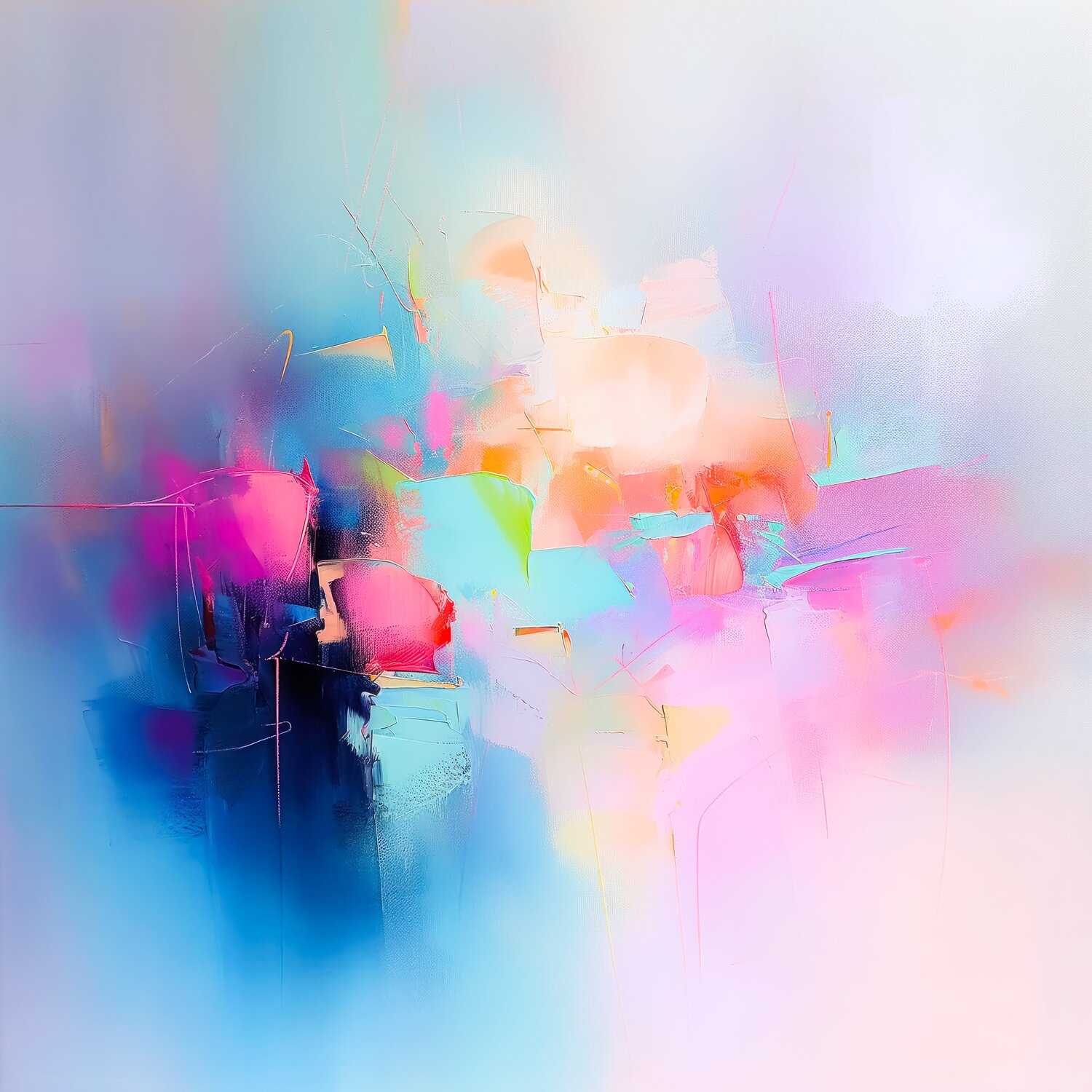Abstract Cheeky Bunny