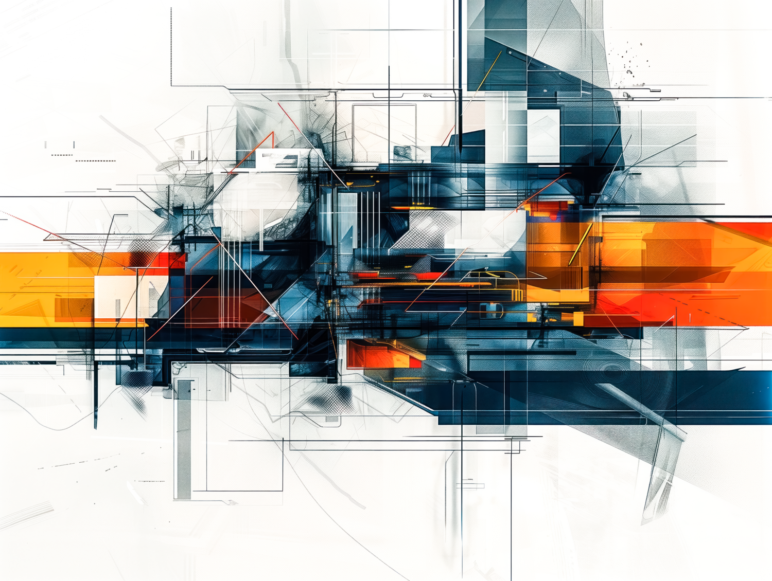 Abstract geometry Cheeky Bunny