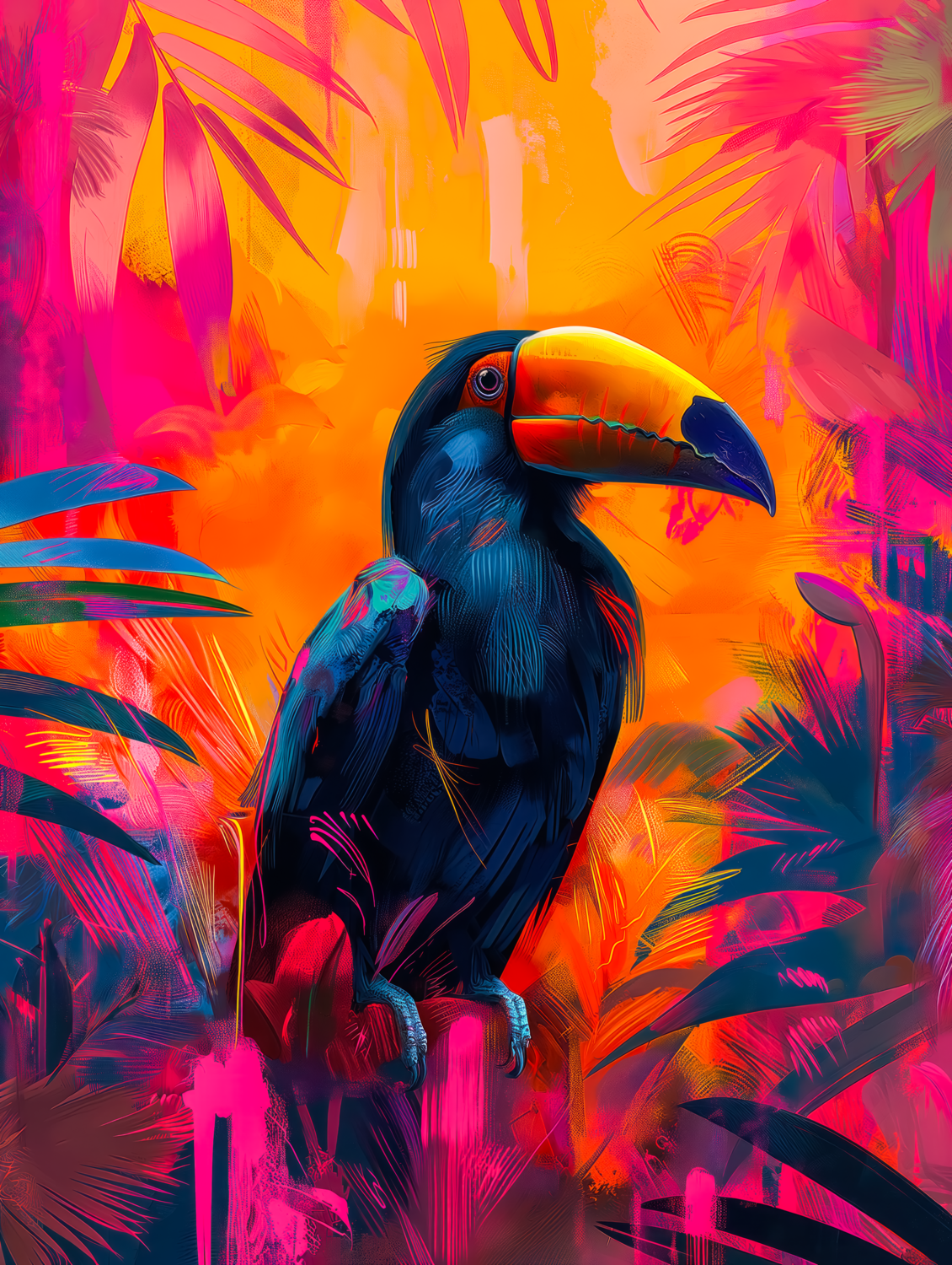 Toucan in Jungle Cheeky Bunny