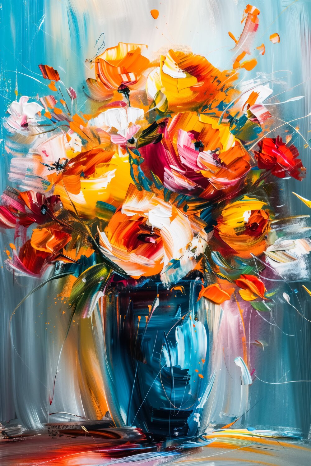 Flowers Cheeky Bunny