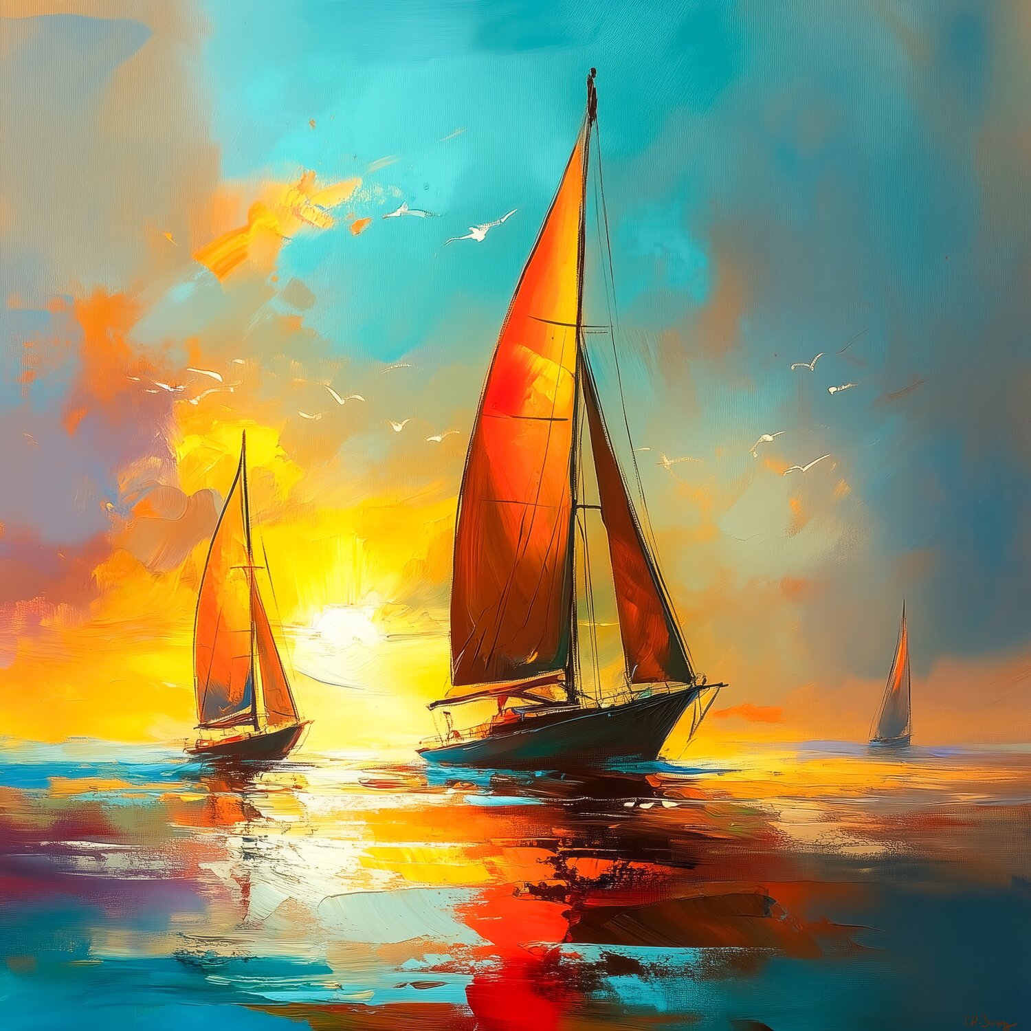 Sailing Cheeky Bunny