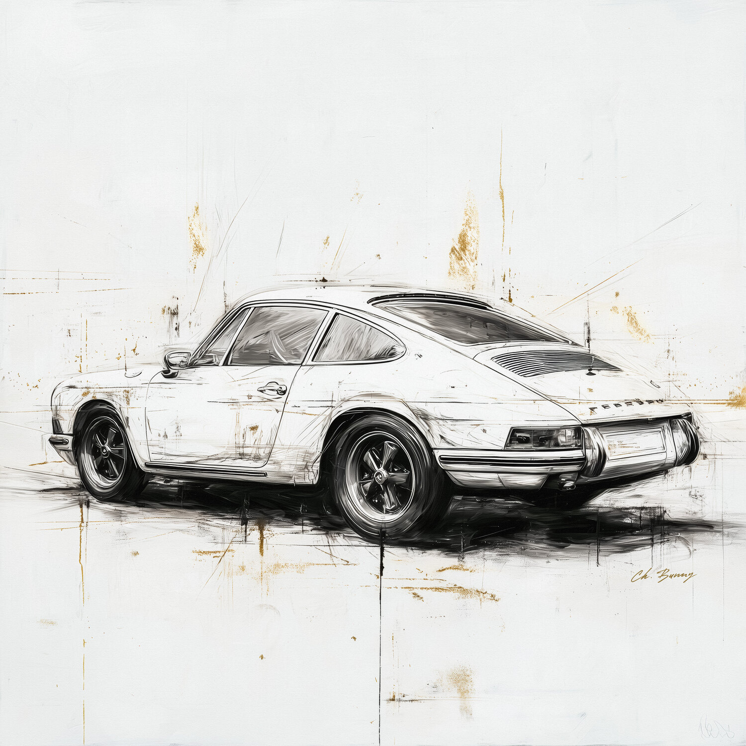 Porche 911 Cheeky Bunny