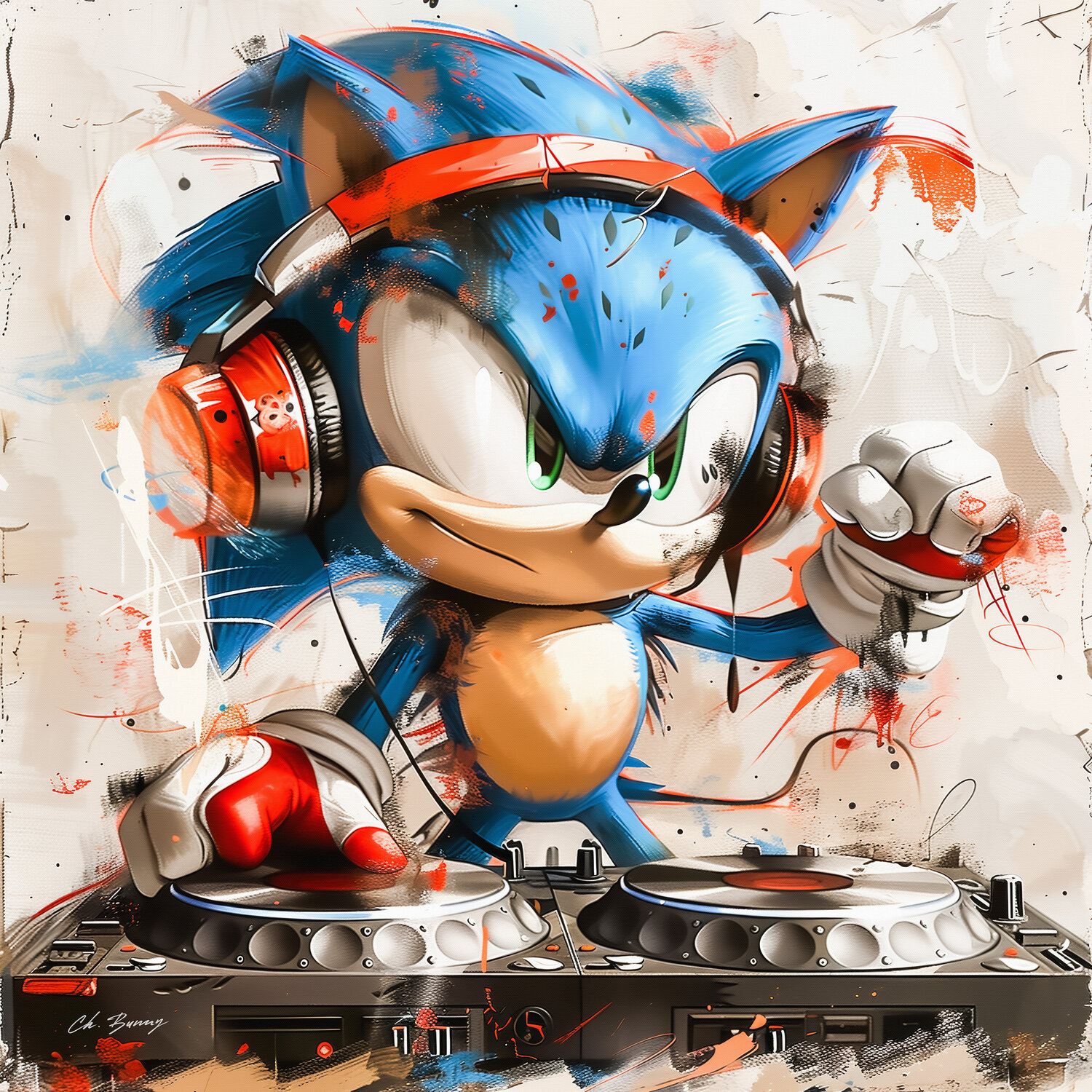 DJ Sonic Cheeky Bunny