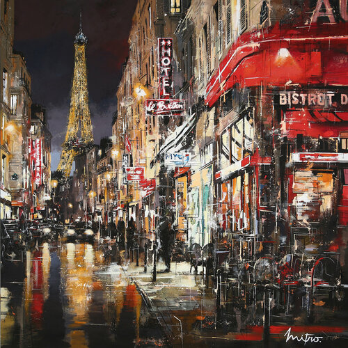 Soirée à Paris di Mitro, Pittura in vendita su Singulart
