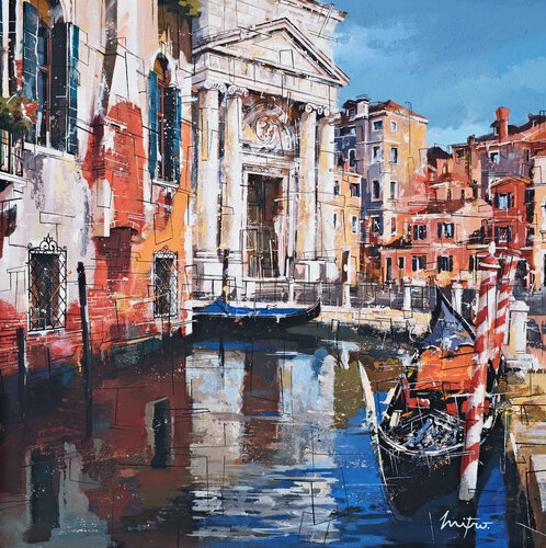 "Journée paisible" by Mitro, Painting for Sale on Singulart