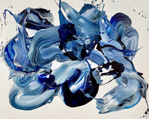 Thats Blue! di Nikolaos Schizas, Pittura in vendita su Singulart