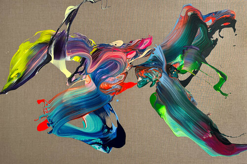 wings to fly di Nikolaos Schizas, Pittura in vendita su Singulart