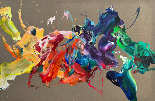 the moment of reflection di Nikolaos Schizas, Pittura in vendita su Singulart