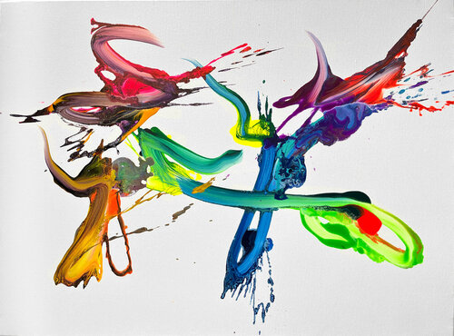 + energy van Nikolaos Schizas, Schilderij te koop op Singulart