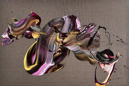 an elegant wave di Nikolaos Schizas, Pittura in vendita su Singulart