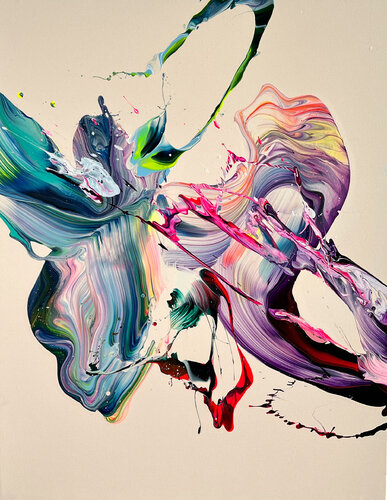 The waves have heard of you di Nikolaos Schizas, Pittura in vendita su Singulart