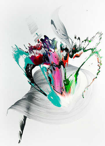Wild orchid di Nikolaos Schizas, Pittura in vendita su Singulart